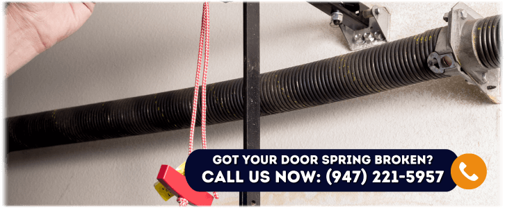 Broken Garage Door Spring White Lake MI